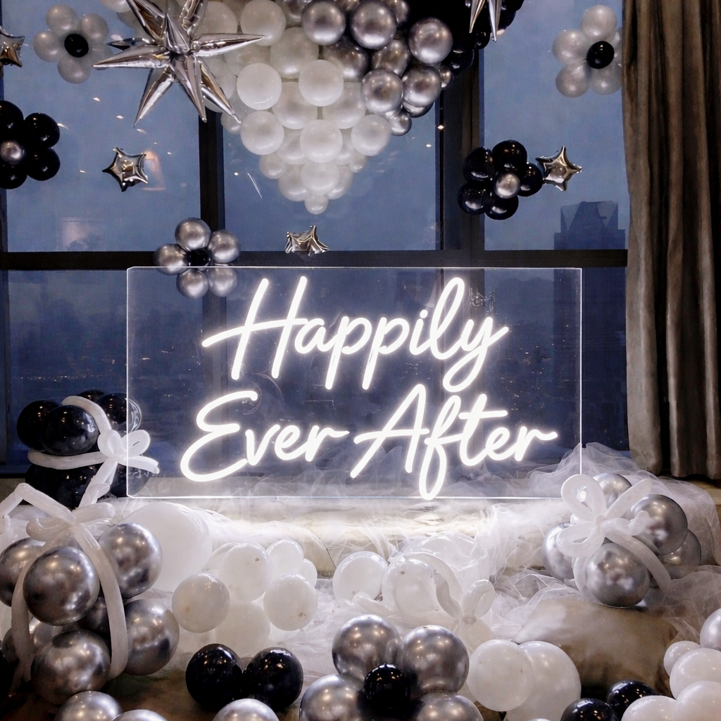 Happily Ever After - Wedding Party Sign