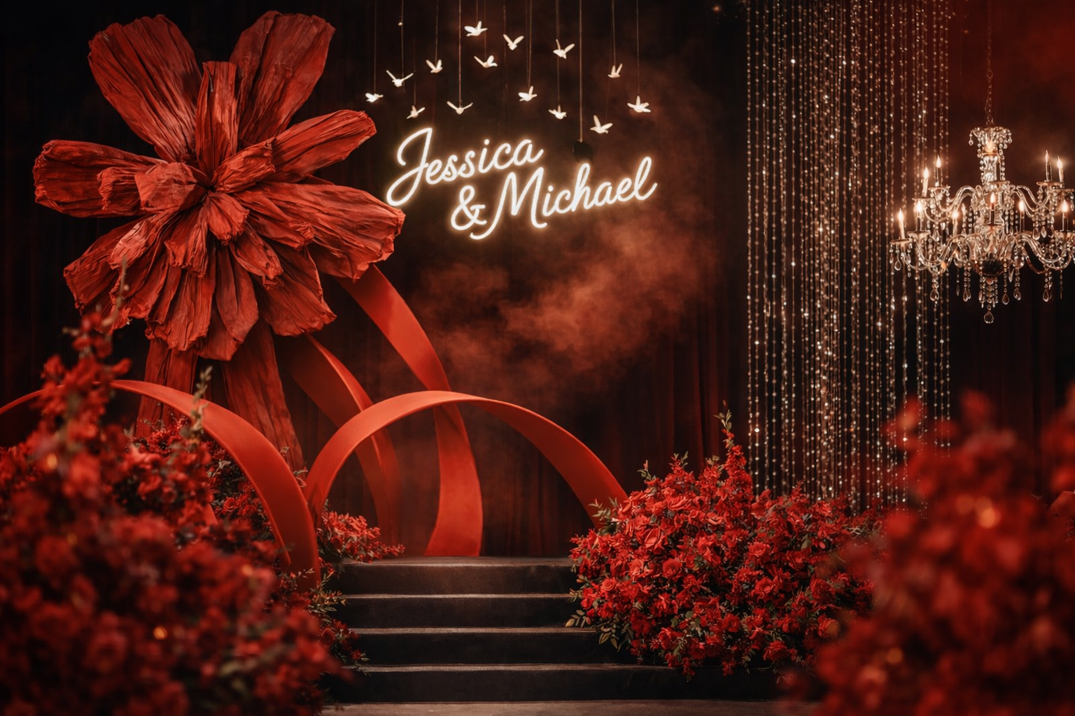 Jessica & Michael - Wedding Neon Design
