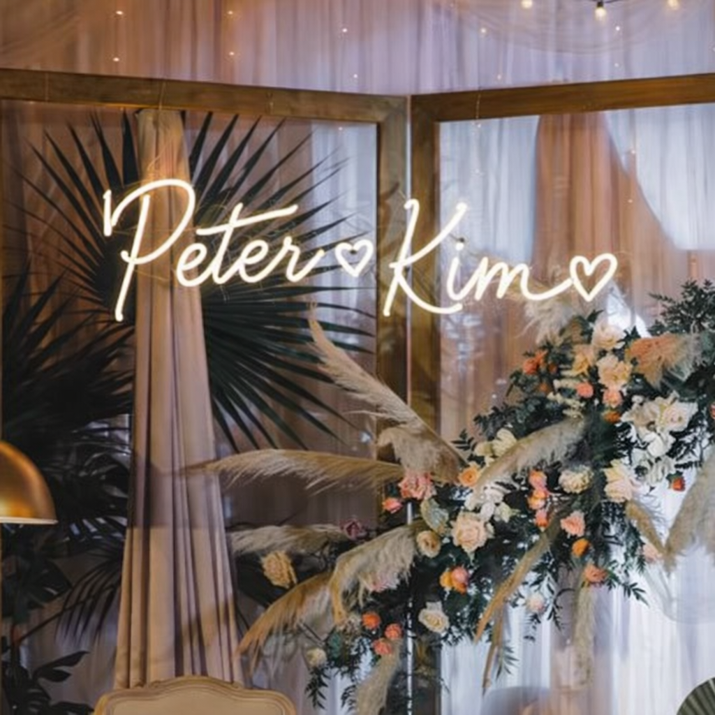 Peter & Kim - Personalised Neon Sign