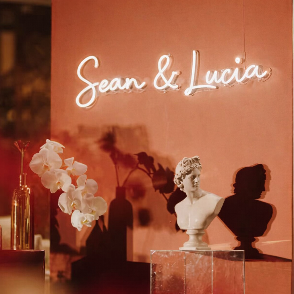 Sean & Lucia Wedding Neon Sign