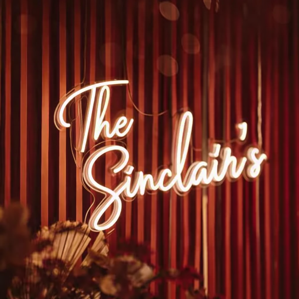 The Sinclair's - Custom Neon Light
